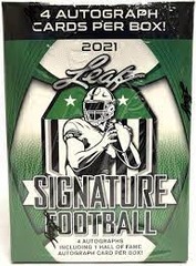 2021 Leaf Signature Series Football Blaster Box